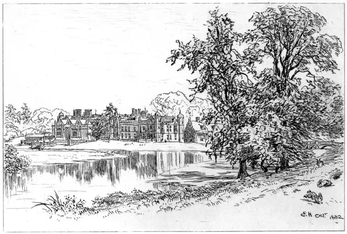 Framed Print : Charlecote Park, Warwickshire, 1885. Artist: Edward Hull Framed Print : Charlecote Park, Warwickshire, 1885. Artist: Edward Hull