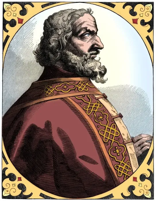 Framed Print : Charlemagne (712-814), Holy Roman Emperor and King of the Franks, 16th century (1849) Framed Print : Charlemagne (712-814), Holy Roman Emperor and King of the Franks, 16th century (1849)