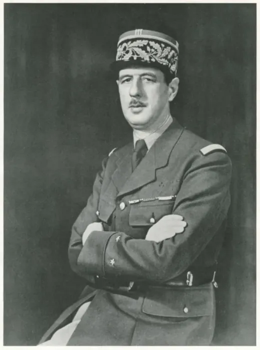 Framed Print : Charles Andre Joseph Marie De Gaulle, 1940 Framed Print : Charles Andre Joseph Marie De Gaulle, 1940