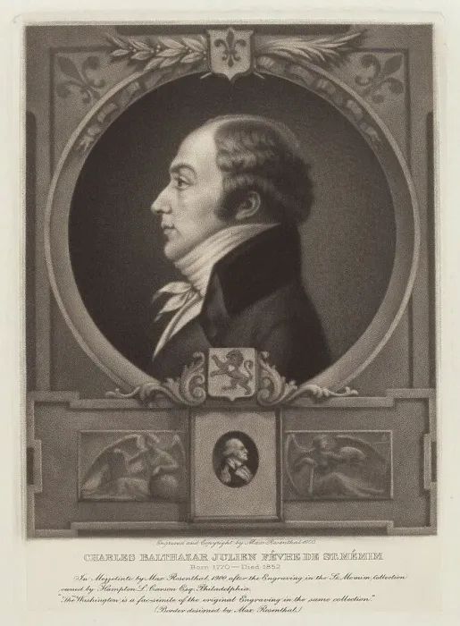 Framed Print : Charles Balthazar Julien Févret de Saint-Mémin, 1900. Creator: Max Rosenthal Framed Print : Charles Balthazar Julien Févret de Saint-Mémin, 1900. Creator: Max Rosenthal