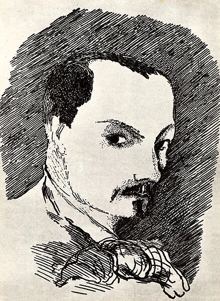 Charles Baudelaire (1821-1867). Artist: Toulouse-Lautrec, Henri, de (1864-1901)