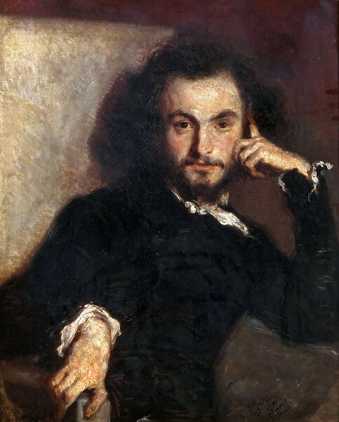 Charles Baudelaire (1821-1867). Artist: Deroy, Emile (1820-1846)