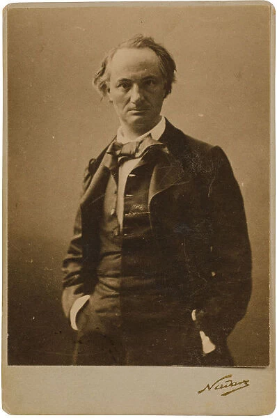 Charles Baudelaire (1821-1867) Artist: Nadar, Felix (1820-1910)