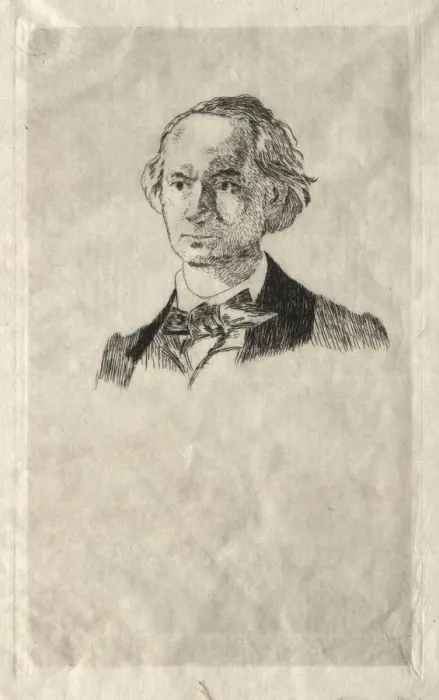 Framed Print : Charles Baudelaire, 1865. Creator: Edouard Manet (French, 1832-1883) Framed Print : Charles Baudelaire, 1865. Creator: Edouard Manet (French, 1832-1883)