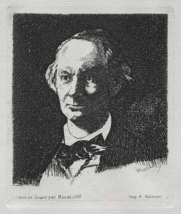 Framed Print : Charles Baudelaire, 1869. Creator: Edouard Manet (French, 1832-1883) Framed Print : Charles Baudelaire, 1869. Creator: Edouard Manet (French, 1832-1883)