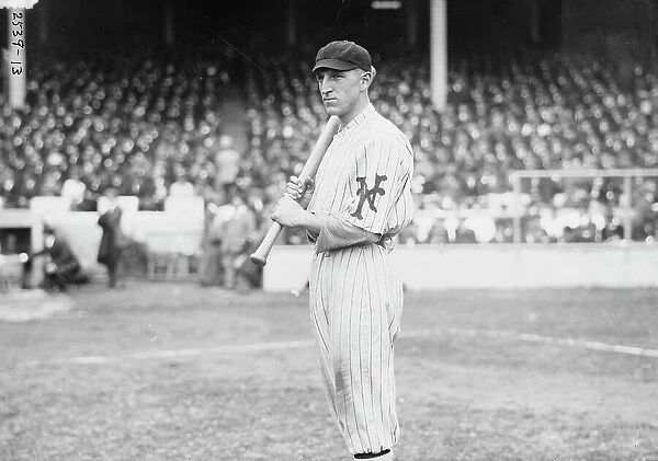 Charles 'Buck' Herzog, New York NL (baseball), 1912. Creator: Bain News Service. Charles 'Buck' Herzog, New York NL (baseball), 1912. Creator: Bain News Service