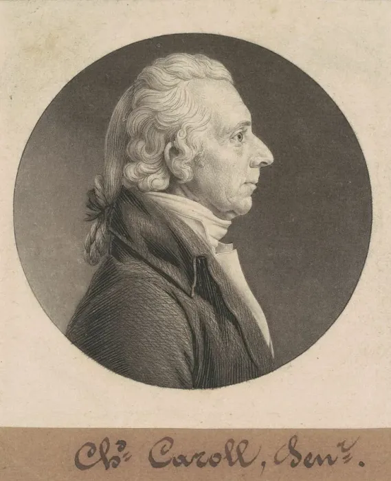 Framed Print : Charles Carroll, 1804. Creator: Charles Balthazar Julien Fevret de Saint-Memin Framed Print : Charles Carroll, 1804. Creator: Charles Balthazar Julien Fevret de Saint-Memin