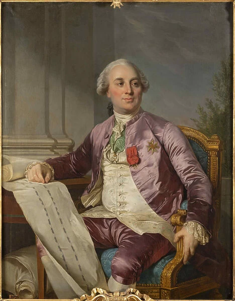 Charles Claude Flahaut de La Billarderie, comte d Angiviller (1730-1809), 1779. Creator: Duplessis