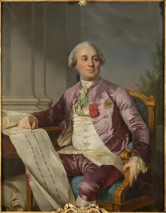 Framed Print : Charles Claude Flahaut de La Billarderie, comte d Angiviller (1730-1809), 1779. Creator: Duplessis Framed Print : Charles Claude Flahaut de La Billarderie, comte d Angiviller (1730-1809), 1779. Creator: Duplessis