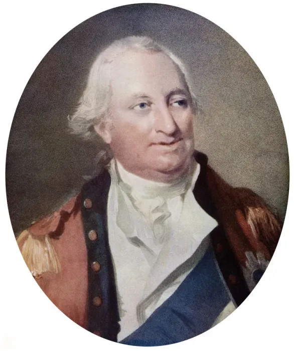 Framed Print : Charles Cornwallis, 1st Marquess Cornwallis, English military commander, late 18th century, (c1920). Artist: H Ogborne Framed Print : Charles Cornwallis, 1st Marquess Cornwallis, English military commander, late 18th century, (c1920). Artist: H Ogborne