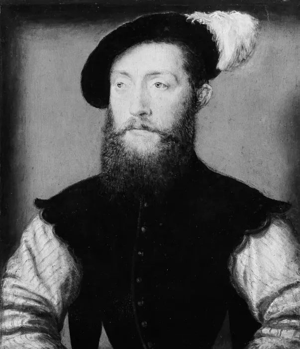 Framed Print : Charles de Cosse (1506-1563), Comte de Brissac. Creator: Corneille de Lyon Framed Print : Charles de Cosse (1506-1563), Comte de Brissac. Creator: Corneille de Lyon