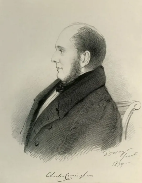 Framed Print : Charles Cunningham, 1839. Creator: Alfred d Orsay Framed Print : Charles Cunningham, 1839. Creator: Alfred d Orsay