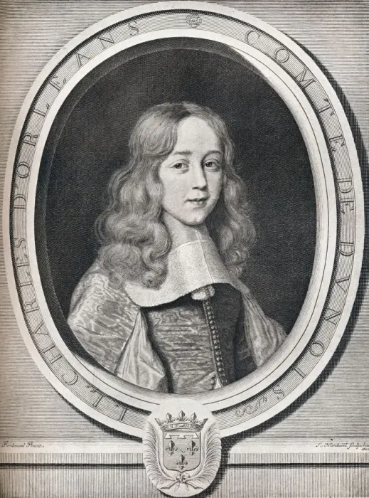 Framed Print : Charles D Orleans, Comte De Dunois, 1660, (1922). Artist: Robert Nanteuil Framed Print : Charles D Orleans, Comte De Dunois, 1660, (1922). Artist: Robert Nanteuil