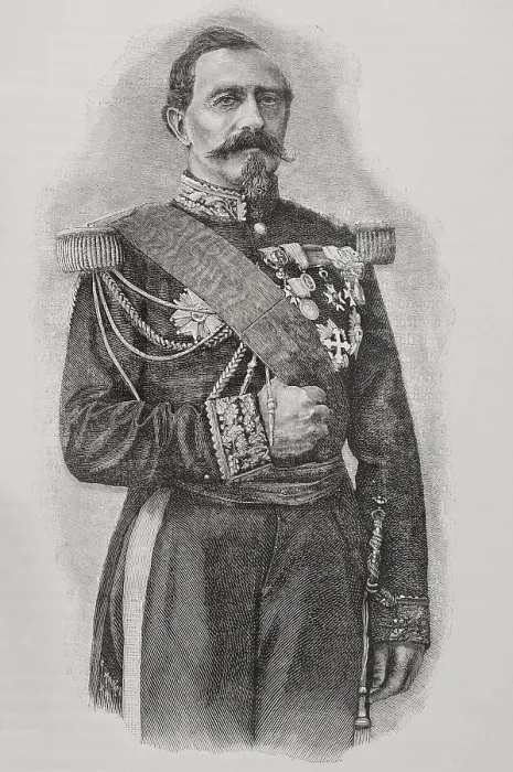 Framed Print : Charles Denis Bourbaki, (1816-1897), French general, 1891. Creator: Unknown Framed Print : Charles Denis Bourbaki, (1816-1897), French general, 1891. Creator: Unknown