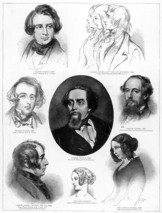 Framed Print : Charles Dickens (1812-1870), English novelist, 1892 Framed Print : Charles Dickens (1812-1870), English novelist, 1892