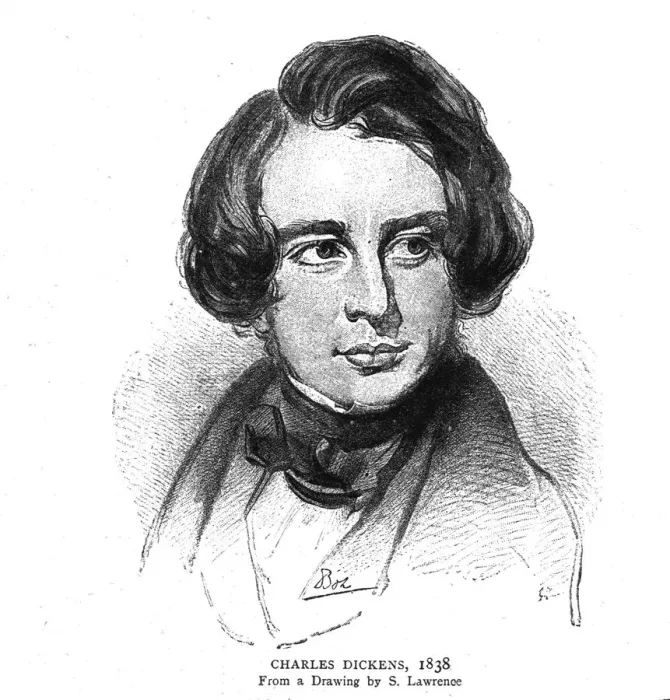 Framed Print : Charles Dickens, 1838. Artist:s Lawrence Framed Print : Charles Dickens, 1838. Artist:s Lawrence