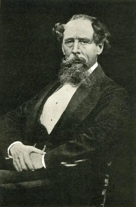 Framed Print : Charles Dickens, 1850s, (1902). Creator: Unknown Framed Print : Charles Dickens, 1850s, (1902). Creator: Unknown