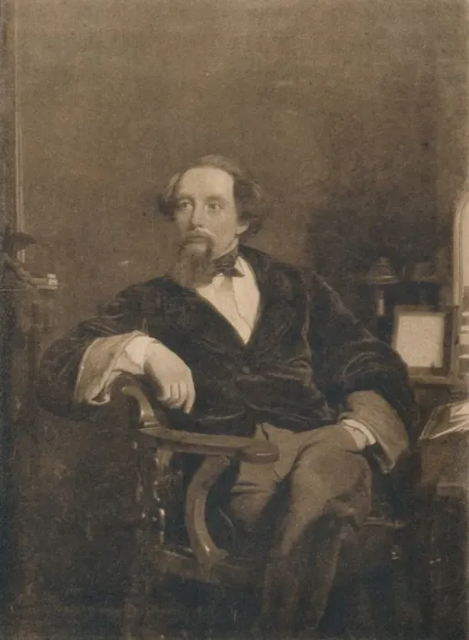 Framed Print : Charles Dickens, 1859. Creator: Unknown Framed Print : Charles Dickens, 1859. Creator: Unknown