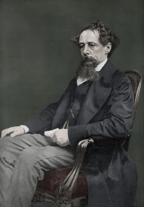 Framed Print : Charles Dickens, 19th century English author, (1910) Framed Print : Charles Dickens, 19th century English author, (1910)
