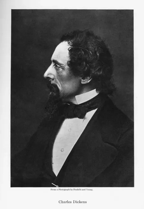 Framed Print : Charles Dickens, English novelist, c1860s. Artist: Fradelle & Young Framed Print : Charles Dickens, English novelist, c1860s. Artist: Fradelle & Young
