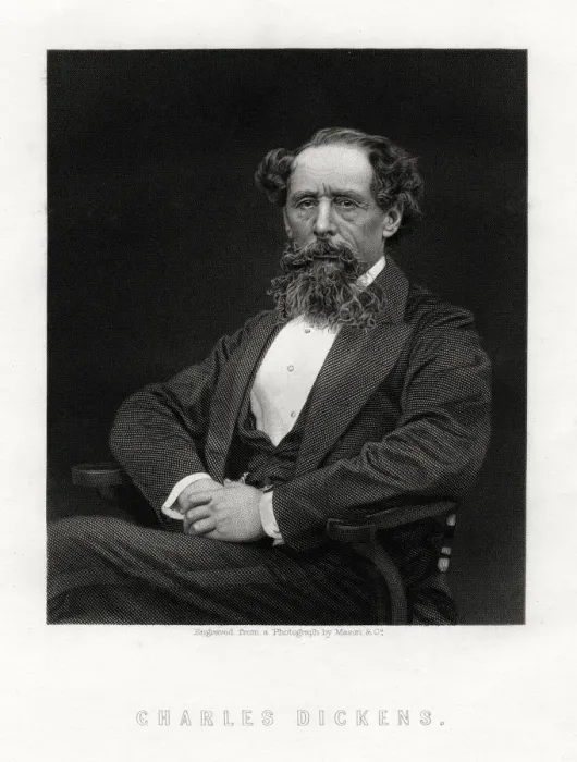 Framed Print : Charles Dickens, English novelist and journalist, 1876 Framed Print : Charles Dickens, English novelist and journalist, 1876