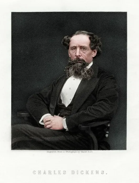 Framed Print : Charles Dickens, English novelist and journalist, 1876 Framed Print : Charles Dickens, English novelist and journalist, 1876