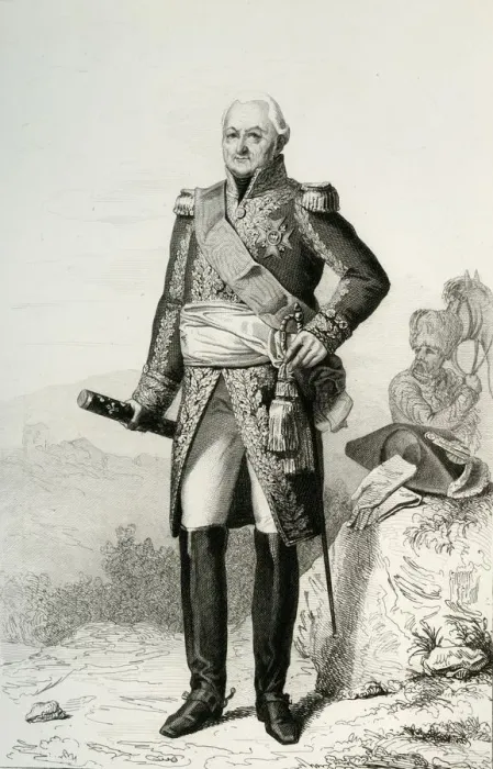 Framed Print : Charles du Houx de Viomenil, 1804, (1839). Creator: Julien Leopold Boilly Framed Print : Charles du Houx de Viomenil, 1804, (1839). Creator: Julien Leopold Boilly