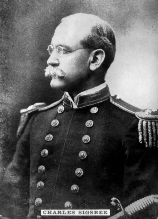 Framed Print : Charles Dwight Sigsbee (1845-1923), Rear Admiral in the United States Navy, c1910 Framed Print : Charles Dwight Sigsbee (1845-1923), Rear Admiral in the United States Navy, c1910