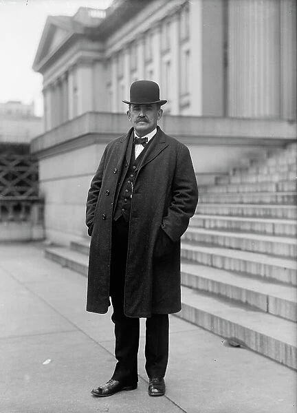 Charles E. Lobdell at Treasury, 1917. Creator: Harris & Ewing. Charles E. Lobdell at Treasury, 1917. Creator: Harris & Ewing