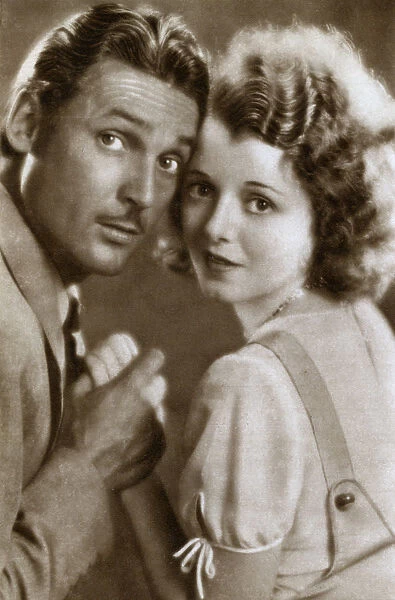 Charles Farrell and Janet Gaynor, American actors, 1933