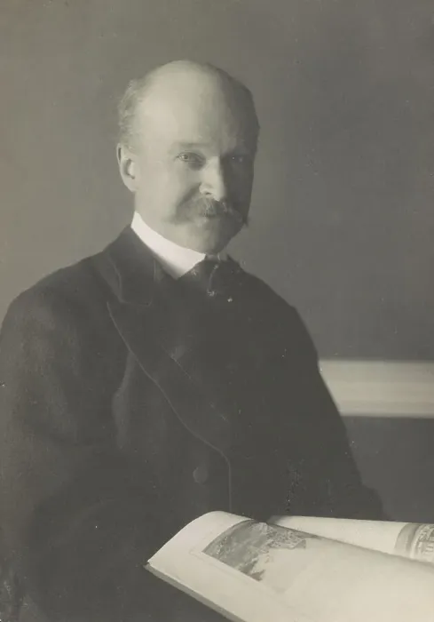 Framed Print : Charles Follen McKim, between c1890 and 1909. Creator: Frances Benjamin Johnston Framed Print : Charles Follen McKim, between c1890 and 1909. Creator: Frances Benjamin Johnston