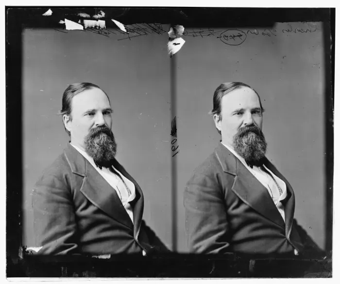 Framed Print : Charles Foster of Ohio, 1865-1880. Creator: Unknown Framed Print : Charles Foster of Ohio, 1865-1880. Creator: Unknown