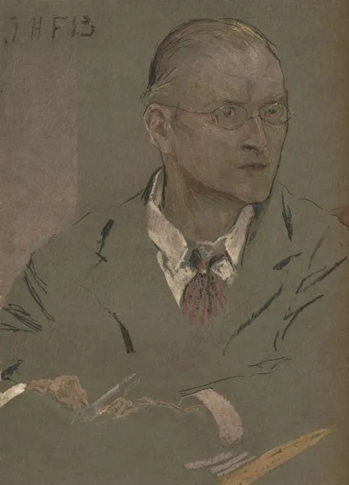 Framed Print : Charles Francis Annesley Voysey`, 1901 (1901-1902). Artist: John Henry Frederick Bacon Framed Print : Charles Francis Annesley Voysey`, 1901 (1901-1902). Artist: John Henry Frederick Bacon