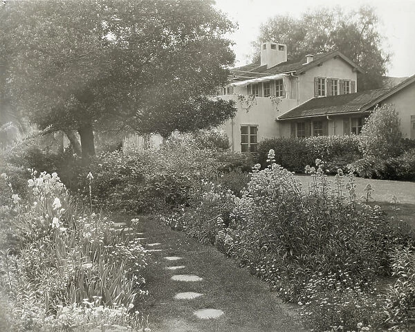 Charles Francis Paxton house, 1160 South Orange Grove Boulevard, Pasadena, California, 1923. Creator: Frances Benjamin Johnston