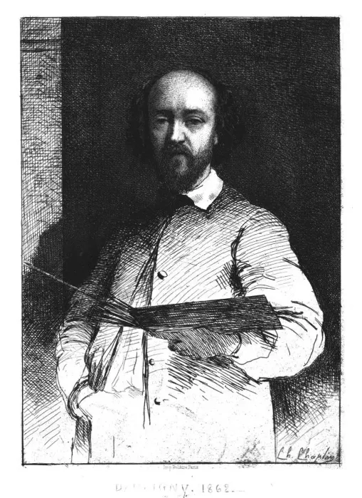 Framed Print : Charles Francois Daubigny, 1862. Creator: Unknown