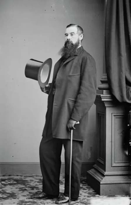 Framed Print : Charles Godfrey Leland, between 1855 and 1865. Creator: Unknown Framed Print : Charles Godfrey Leland, between 1855 and 1865. Creator: Unknown