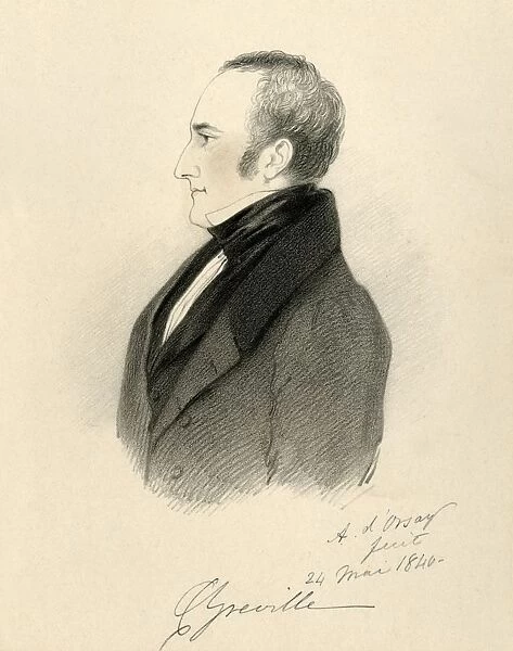Charles Greville, 1840. Creator: Richard James Lane