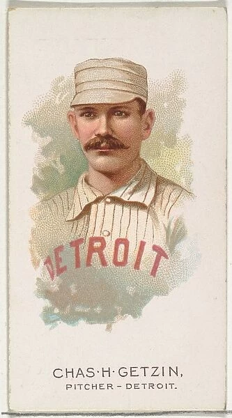 Charles H. Getzin, Baseball Player, Pitcher, Detroit, from Worlds Champions