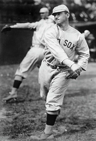 Charles 'Heine' Wagner, Boston Al (Baseball), 1913. Creator: Harris & Ewing. Charles 'Heine' Wagner, Boston Al (Baseball), 1913. Creator: Harris & Ewing
