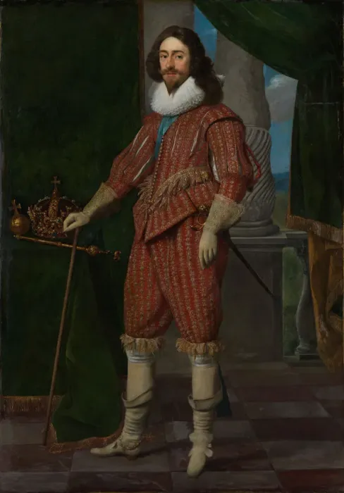Framed Print : Charles I (1600-1649), King of England, 1629. Creators: Daniel Mytens, King Charles I Framed Print : Charles I (1600-1649), King of England, 1629. Creators: Daniel Mytens, King Charles I