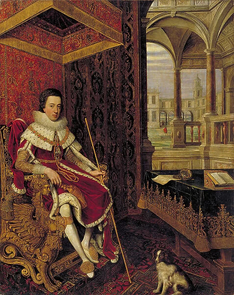 Charles I (1600-1649) when Prince of Wales, 1619-1621. Creators: Hendrick van Steenwijck the Elder, Daniel Mytens, Paulus van Somer