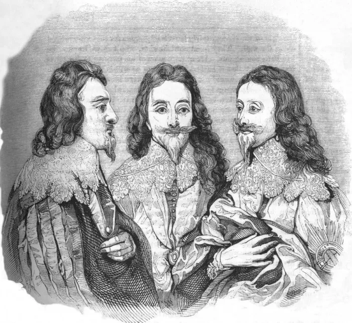 Framed Print : Charles I, 1845
