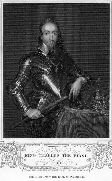 Framed Print : Charles I of England, (19th century). Artist: H Robinson Framed Print : Charles I of England, (19th century). Artist: H Robinson