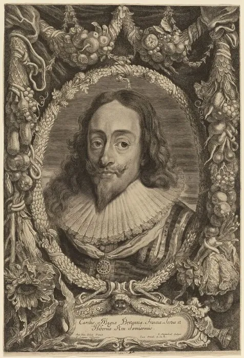 Framed Print : Charles I, King of England, 1650?. Creator: Jonas Suyderhoef Framed Print : Charles I, King of England, 1650?. Creator: Jonas Suyderhoef