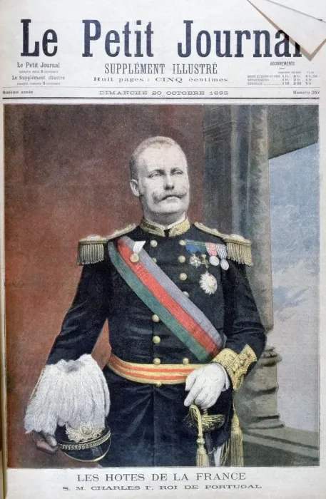 Framed Print : Charles I, king of Portugal, 1895. Artist: F Meaulle Framed Print : Charles I, king of Portugal, 1895. Artist: F Meaulle