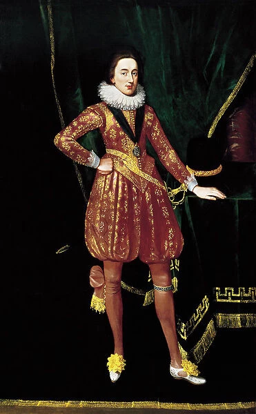 Charles I as prince of Wales, c. 1617. Artist: Somer, Paul van (c. 1576-1621)