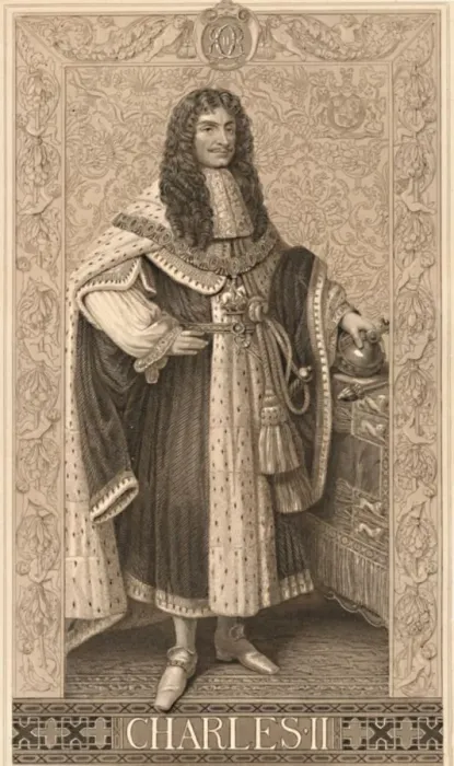 Framed Print : Charles II, 1886. Artist: Herbert Bourne