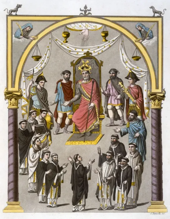 Framed Print : Charles II, the Bald, 9th century Frankish king and Holy Roman Emperor, (c1820-1839) Framed Print : Charles II, the Bald, 9th century Frankish king and Holy Roman Emperor, (c1820-1839)