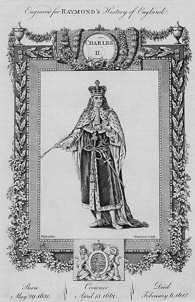 Charles II, c1787. From A New, Universal and Impartial History of England
