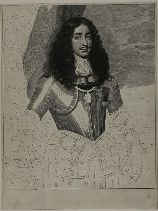 Framed Print : Charles II, King of England, 1660 / 64. Creator: Cornelis van Dalen II Framed Print : Charles II, King of England, 1660 / 64. Creator: Cornelis van Dalen II